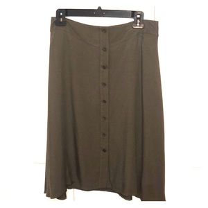 NWOT - The Limited Button Front Midi Skirt